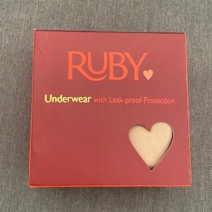 NEW Ruby Love Period Underwear Sz XS Nude
